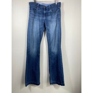 GAP 1969 Long & Lean Bootcut Jeans Medium Wash Stretch Denim 29/8L